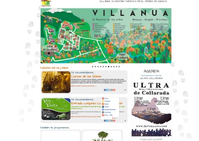 Web de Turismo Villanúa: diseño a medida