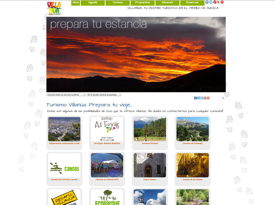 Web de Turismo Villanúa: diseño a medida