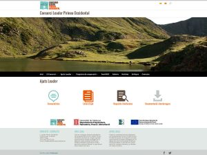 Web del Consorci Leader Pirineu Occidental