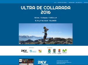 Web del 2KV Villanúa y la Ultra Collarada