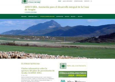 Renovación de la web de ADECUARA