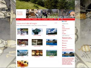 Web de la Asociación Turística del Valle del Aragón: responsive