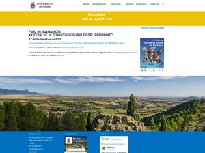 Web del Ayuntamiento de Ayerbe