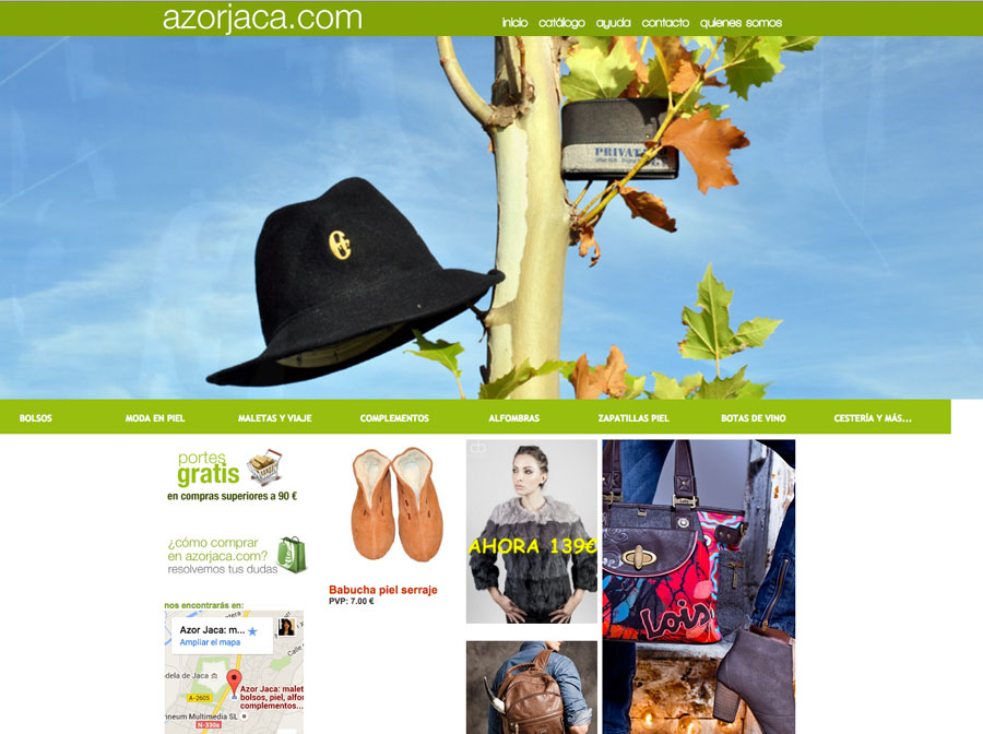 Tienda online de AZOR Jaca