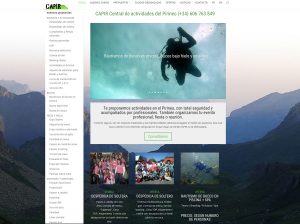 Nueva web de CAPIR: Central de Actividades del Pirineo