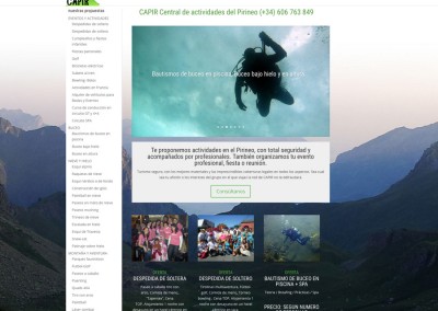 Nueva web de CAPIR: Central de Actividades del Pirineo