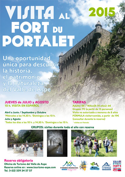 «Visitas al Portalet», cartelería bilingüe para Tourisme Aspe