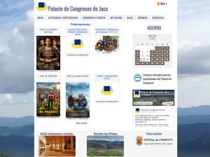 Web del Palacio de Congresos de Jaca: renovada y responsive