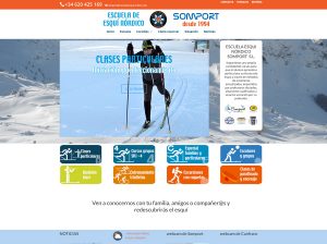 Web de la Escuela de Esquí nórdico Somport