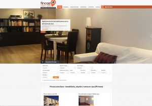 Web inmobiliaria realizada para Fincas Luisa Sanz