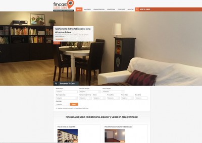 Web inmobiliaria: Fincas Luisa Sanz