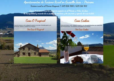 Web de Turismo Rural en Guasillo :  Casa O Fraginal y Casa Casbas
