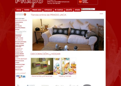 Tienda online PRADO Jaca Responsive