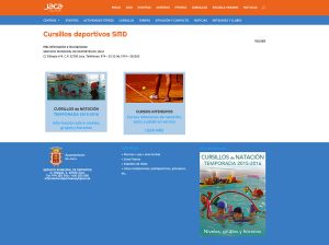 Web del Servicio Municipal de Deportes del Ayto. de Jaca