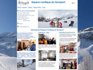 Web del Espace nordique du Somport