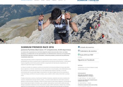 Web de Summum Pirineos Race