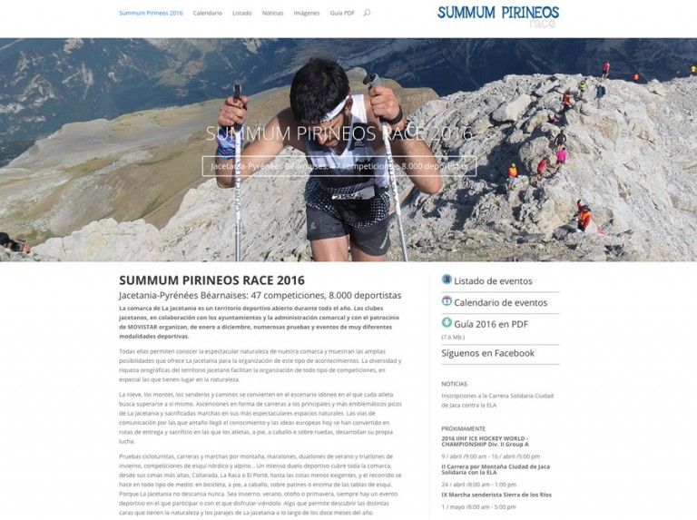 Web de Summum Pirineos Race