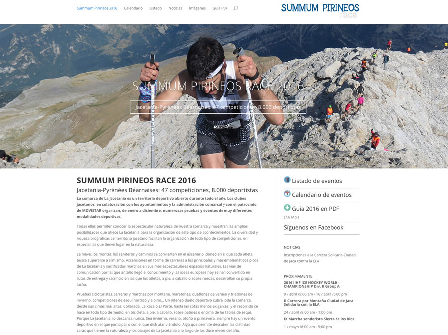 Web de Summum Pirineos Race