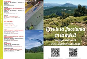 Guía de ocio de la Jacetania 2016. Diseño y maquetación: Pirineum. Mónica Ballarín