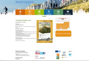 Rediseño de la web turística de la Comarca de la Jacetania (www.aspejacetania.com) para hacerla responsive y actualizar su diseño.