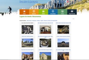 Rediseño de la web turística de la Comarca de la Jacetania (www.aspejacetania.com) para hacerla responsive y actualizar su diseño.