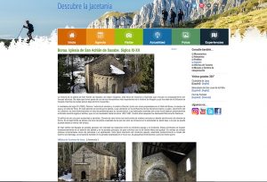 Rediseño de la web turística de la Comarca de la Jacetania (www.aspejacetania.com) para hacerla responsive y actualizar su diseño.