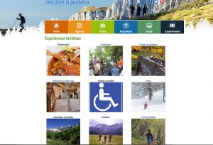 Rediseño de la web turística de la Comarca de la Jacetania (www.aspejacetania.com) para hacerla responsive y actualizar su diseño.