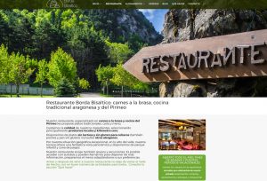 Web en WordPress para la Borda Bisaltico de Echo (www.bordabisaltico.com). Un completo sitio web con información sobre el camping, restaurante, apartamentos, sala para eventos y bungalows de este establecimiento del Valle de Hecho. 