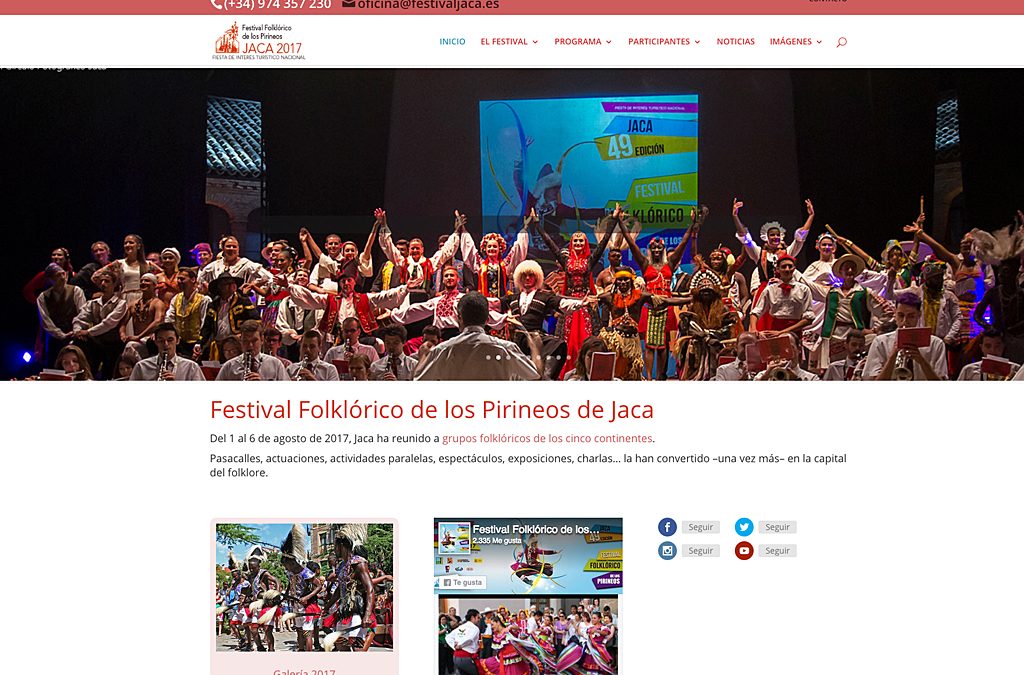 Jaca vivió una vez más un multitudinario Festival Folklórico de los Pirineos