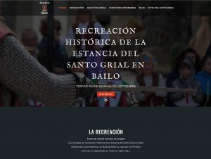 ACURBA necesitaba una web actual, ágil y muy visual para su Recreación Histórica de la estancia del Santo Grial en Bailo, un evento que rememora su permanencia en Bailo durante su viaje por los Pirineos, antes de ser depositado en Valencia.  Para ello hemos puesto en marcha una web en WordPress en www.grial.org que además de ofrecer información general, cuenta con galerías de imágenes, blog y servicios. También incorpora acceso a sus principales redes sociales. 