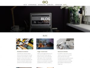 Web corporativa realizada para la empresa  Elvira Agustín · Diseño e interiorismo  Estamos encantados de haber podido realizar para Elvira Agustín una web adaptable en WordPress para mostrar su trabajo y proyectos como diseñadora de interiores. Con sede en Santa Cilia, lleva dedicada al interiorismo más de 20 años y en 2018 ha abierto su propio estudio de diseño,  centrado en la realización de proyectos residenciales, el asesoramiento on line y los espacios profesionales.