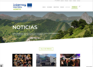 Web multi idioma en WordPress del proyecto Poctefa ADNPYR . ADN Pirineos es un proyecto de valorización del patrimonio pirenaico y de cooperación de la Red Educación Pirineos Vivos.