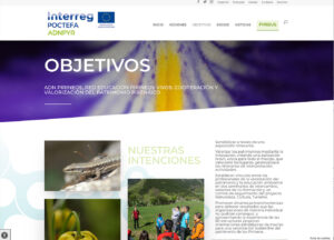 Web multi idioma en WordPress del proyecto Poctefa ADNPYR . ADN Pirineos es un proyecto de valorización del patrimonio pirenaico y de cooperación de la Red Educación Pirineos Vivos.