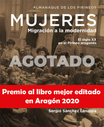 Portada del libro "Mujeres, migración a la modernidad" Libro mejor editado de Aragón 2020