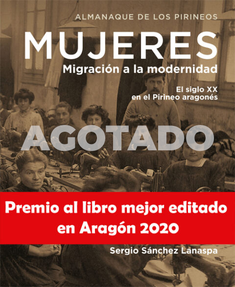 Portada del libro "Mujeres, migración a la modernidad" Libro mejor editado de Aragón 2020