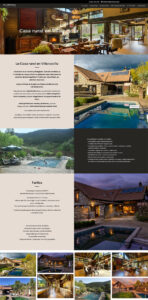 Diseño de web de turismo rural para casa con encanto en Villanovilla (Pirineos) e integración de calendario de reservas. Una espectacular casa rural en un entorno privilegiado a 10 minutos de Jaca y a 20 de las pistas de esquí.