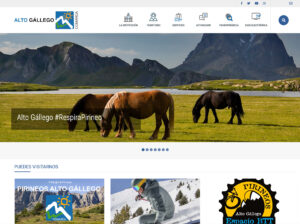 Webs municipales Jacetania y Alto Gállego y web comarca Alto Gállego