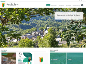 Webs municipales Jacetania y Alto Gállego y web comarca Alto Gállego