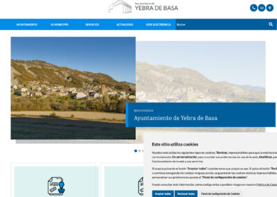 Webs municipales Jacetania y Alto Gállego y web comarca Alto Gállego