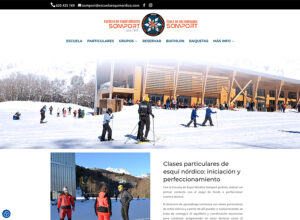 Renovación web Escuela Esquí nórdico Somport