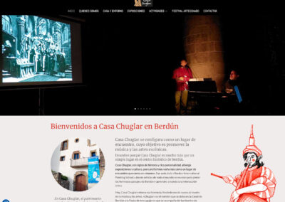 Web en WordPress Casa Chuglar