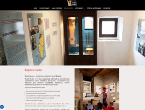Web en WordPress, con diseño responsive, usable y Agenda de eventos avanzada. Trabajos de posicionamiento. Ver web en https://casachuglar.com/