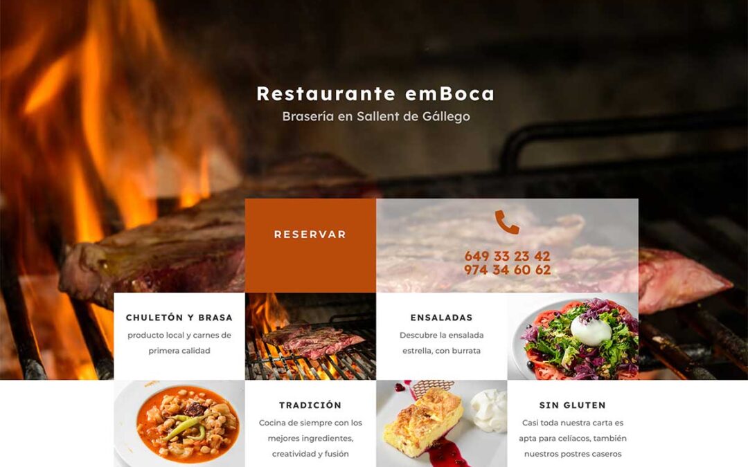 Restaurante emBoca Brasería en Sallent de Gállego